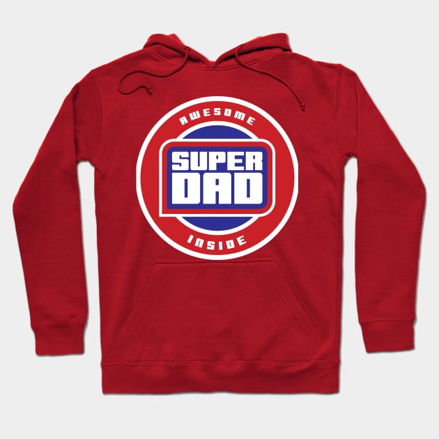 awesome dad Hoodie by M2M